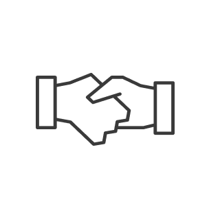 握手するアイコン